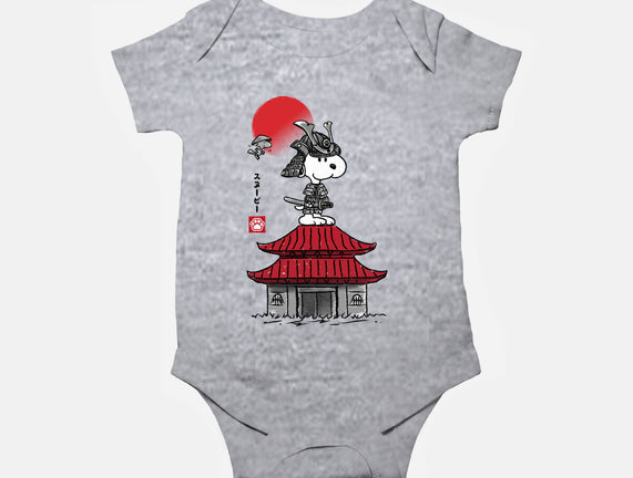 Beagle Samurai Sumi-E