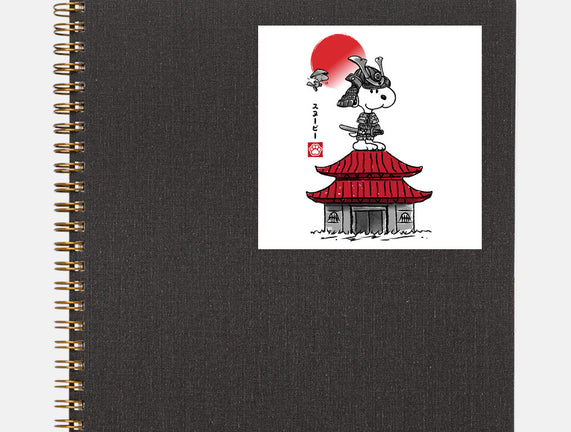 Beagle Samurai Sumi-E