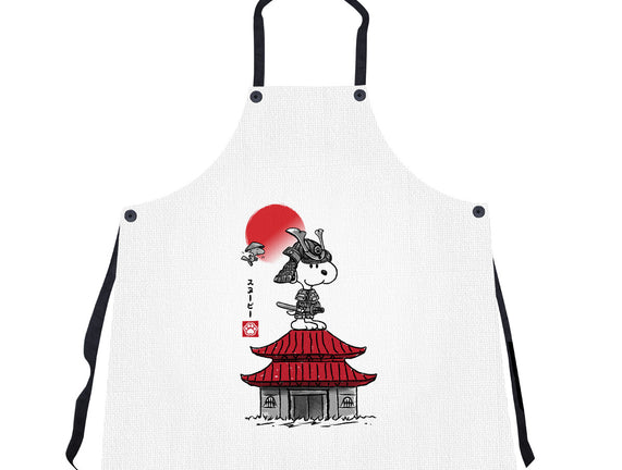 Beagle Samurai Sumi-E