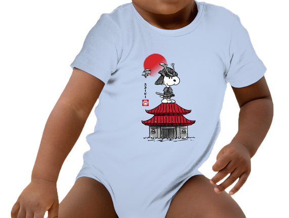 Beagle Samurai Sumi-E