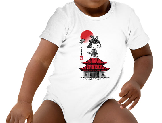 Beagle Samurai Sumi-E