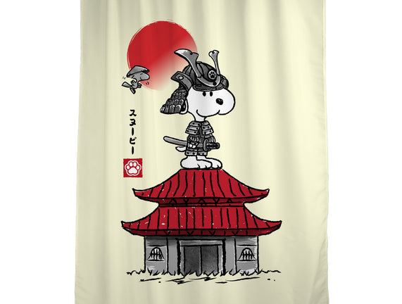 Beagle Samurai Sumi-E