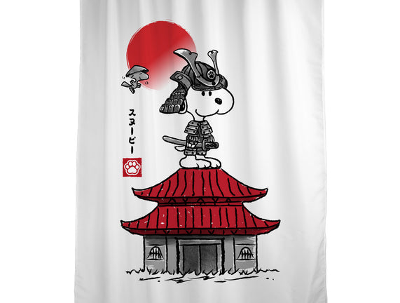 Beagle Samurai Sumi-E