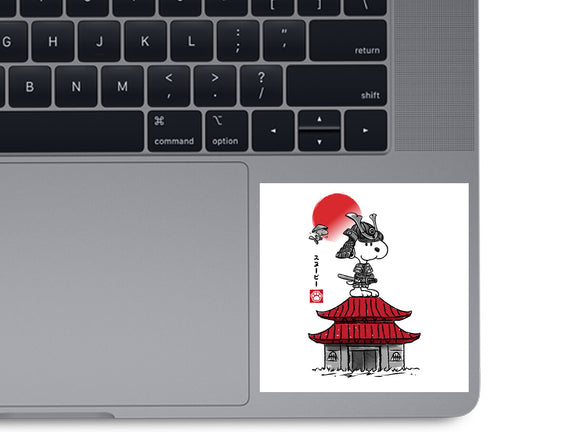 Beagle Samurai Sumi-E