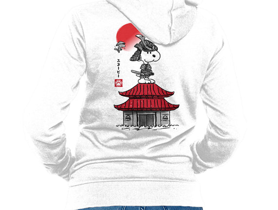 Beagle Samurai Sumi-E