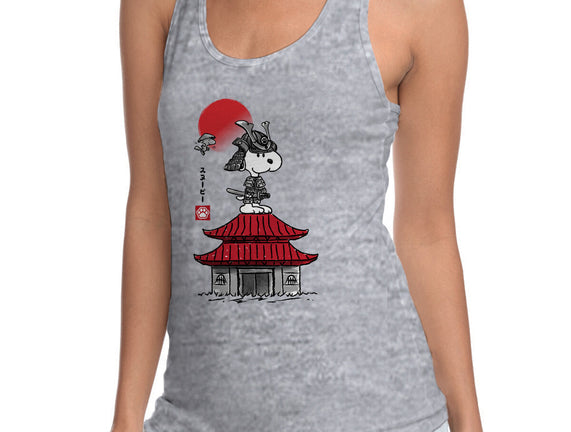 Beagle Samurai Sumi-E