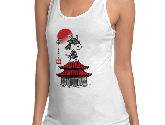 Beagle Samurai Sumi-E