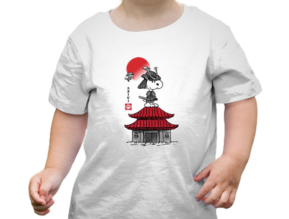 Beagle Samurai Sumi-E