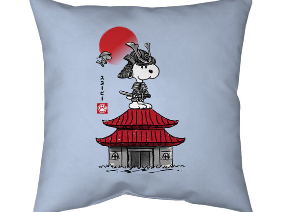 Beagle Samurai Sumi-E