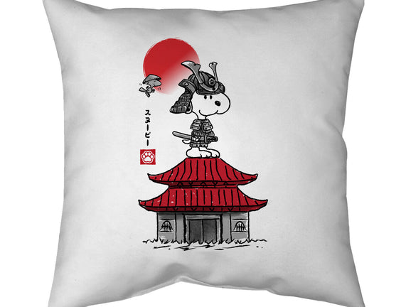 Beagle Samurai Sumi-E