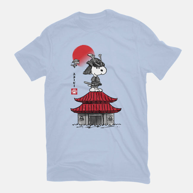 Beagle Samurai Sumi-E-mens premium tee-DrMonekers
