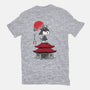 Beagle Samurai Sumi-E-mens basic tee-DrMonekers