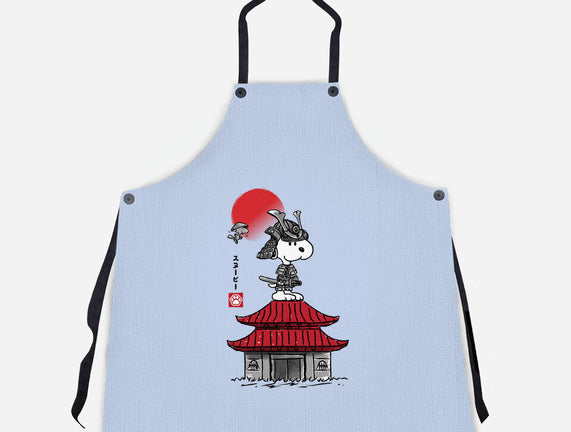 Beagle Samurai Sumi-E