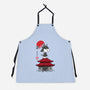 Beagle Samurai Sumi-E-unisex kitchen apron-DrMonekers