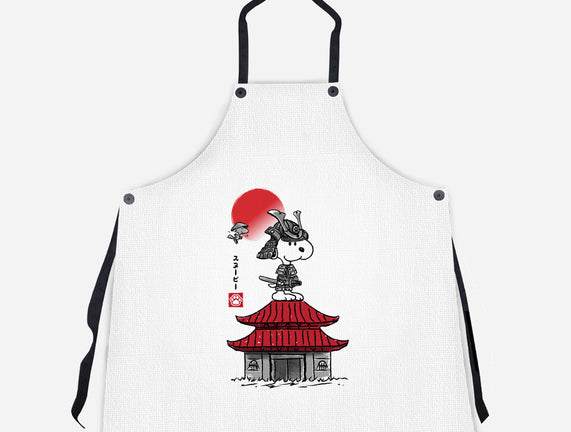 Beagle Samurai Sumi-E