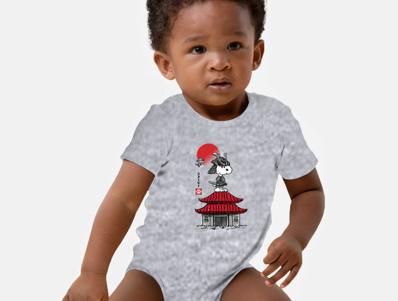 Beagle Samurai Sumi-E