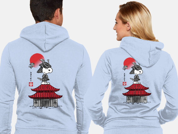 Beagle Samurai Sumi-E