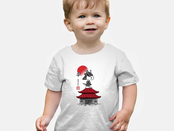 Beagle Samurai Sumi-E