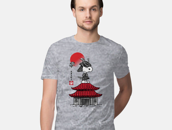 Beagle Samurai Sumi-E