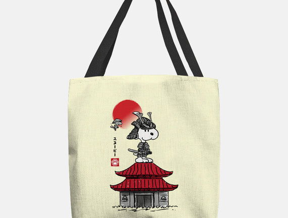 Beagle Samurai Sumi-E