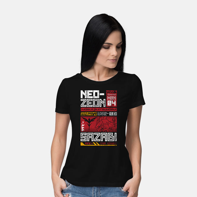 Neo Zeon-womens basic tee-Nemons