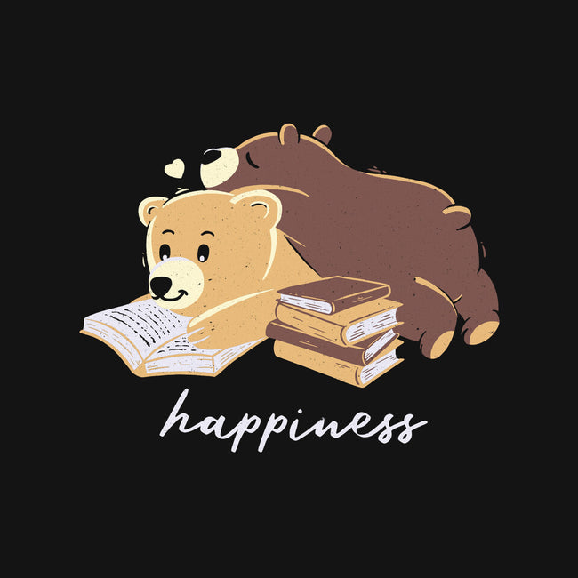 Happiness Brown Bear-none polyester shower curtain-tobefonseca
