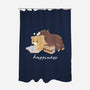 Happiness Brown Bear-none polyester shower curtain-tobefonseca