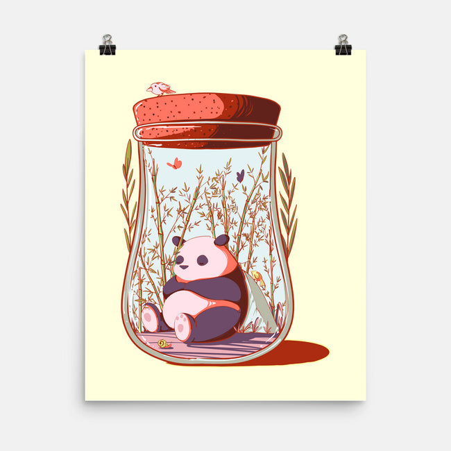 Tiny Panda-none matte poster-sebasebi