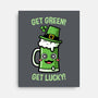 Get Green! Get Lucky!-none stretched canvas-krisren28