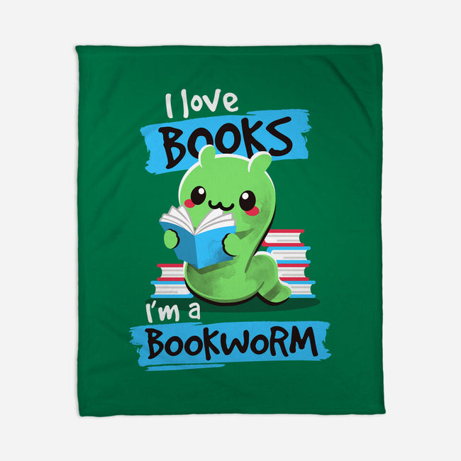 Bookworm-none fleece blanket-NemiMakeit