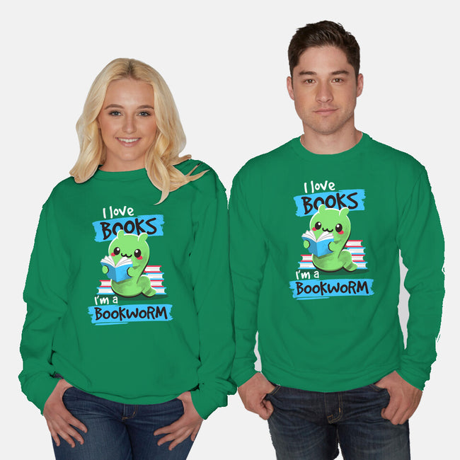 Bookworm-unisex crew neck sweatshirt-NemiMakeit
