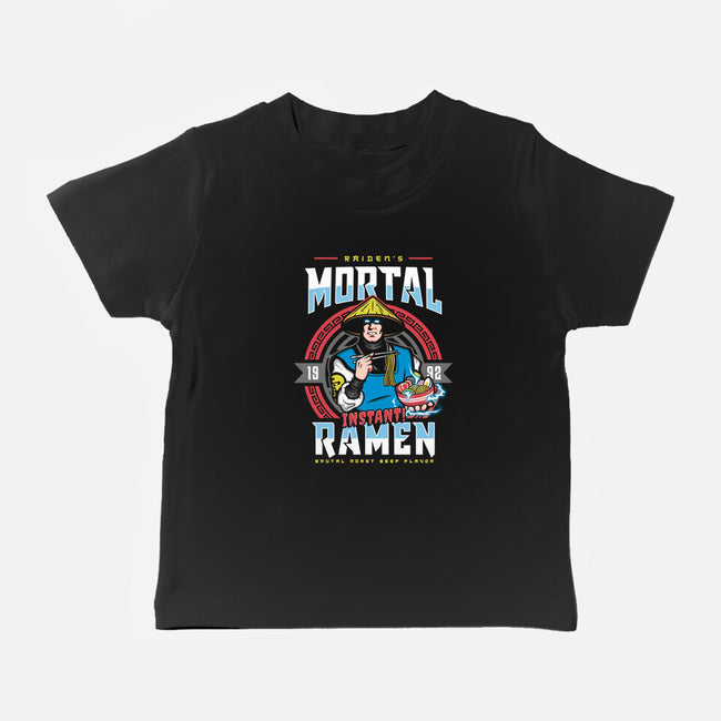 Mortal Ramen-baby basic tee-Olipop