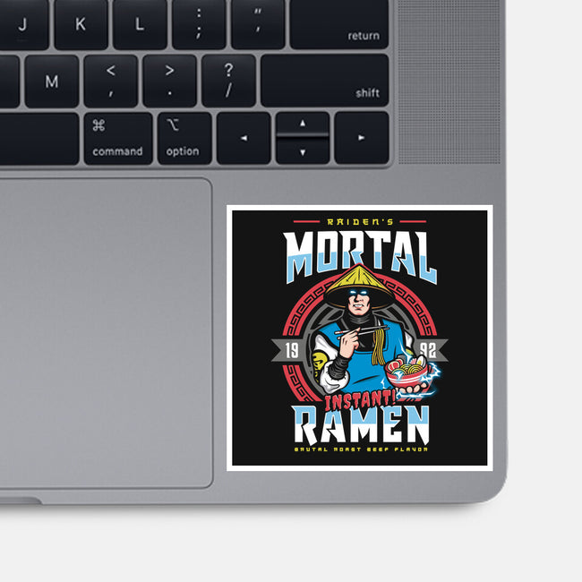 Mortal Ramen-none glossy sticker-Olipop