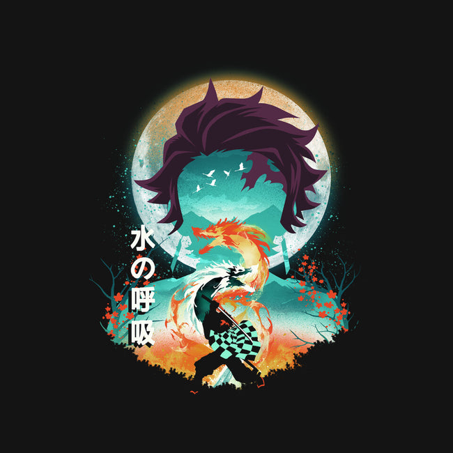 Tanjiro Landscape-mens basic tee-dandingeroz