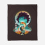 Tanjiro Landscape-none fleece blanket-dandingeroz