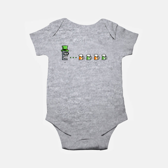 St. Patty's Robot-baby basic onesie-krisren28
