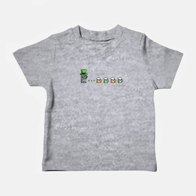 St. Patty's Robot-baby basic tee-krisren28