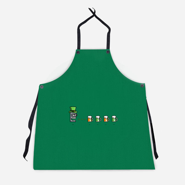 St. Patty's Robot-unisex kitchen apron-krisren28