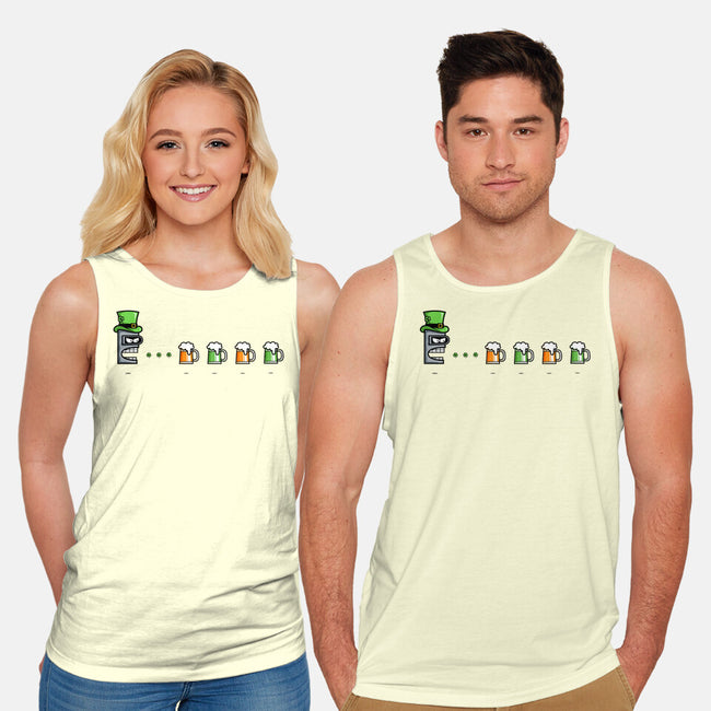 St. Patty's Robot-unisex basic tank-krisren28