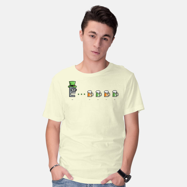 St. Patty's Robot-mens basic tee-krisren28