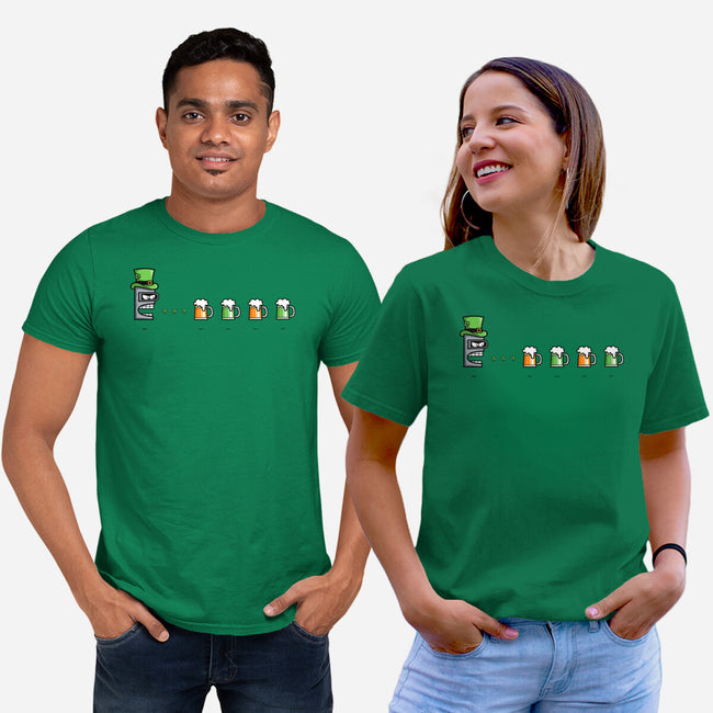 St. Patty's Robot-unisex basic tee-krisren28