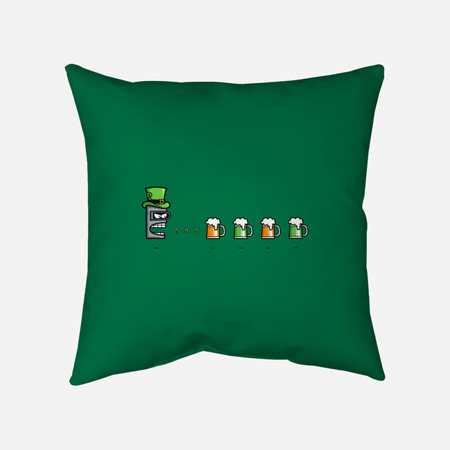 St. Patty's Robot-none removable cover w insert throw pillow-krisren28