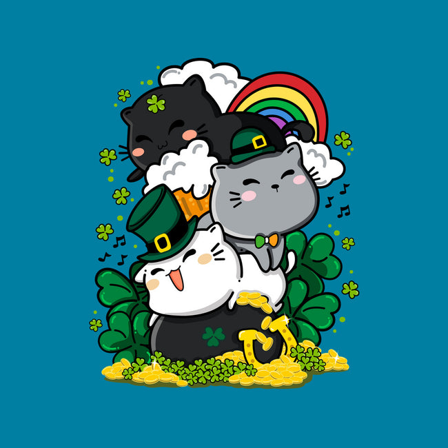 St. Purrty's Day-none glossy sticker-krisren28