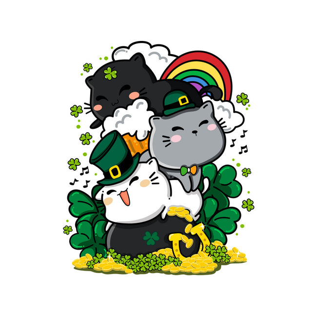 St. Purrty's Day-none glossy sticker-krisren28