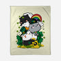 St. Purrty's Day-none fleece blanket-krisren28
