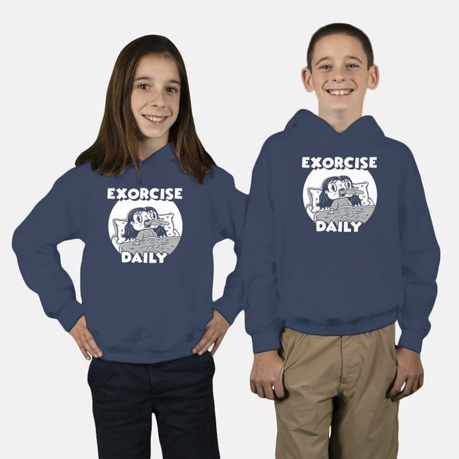 Exorcise Daily-youth pullover sweatshirt-Paul Simic