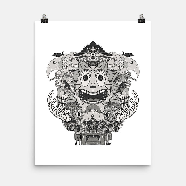 Cartoon Rick-none matte poster-Zody