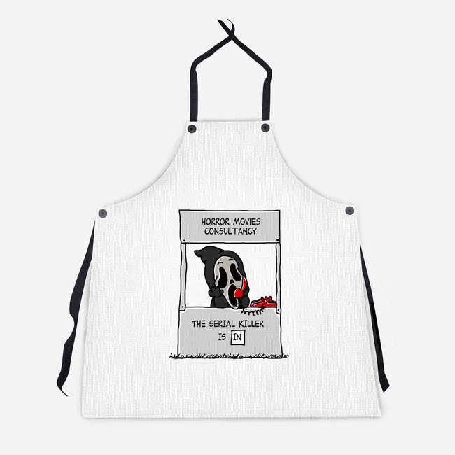 Horror Movies Consultancy-unisex kitchen apron-Melonseta