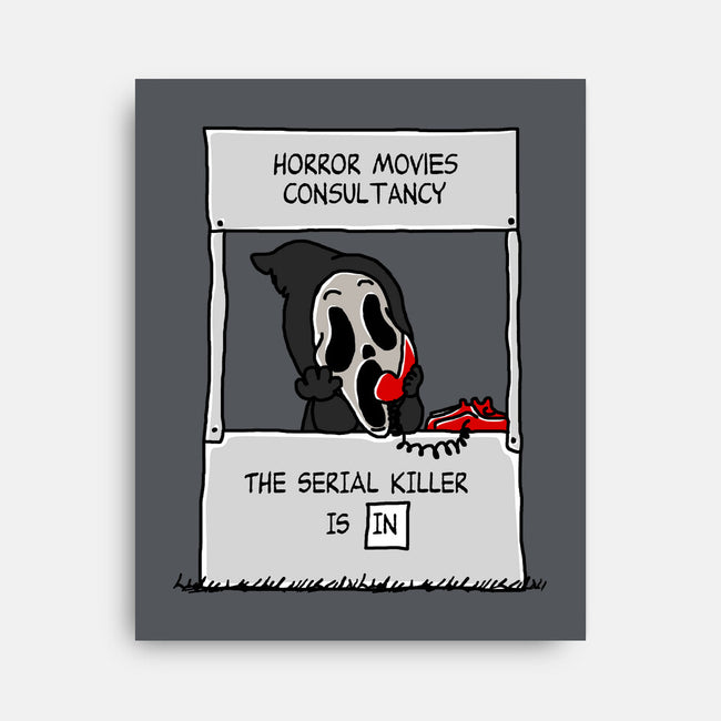 Horror Movies Consultancy-none stretched canvas-Melonseta