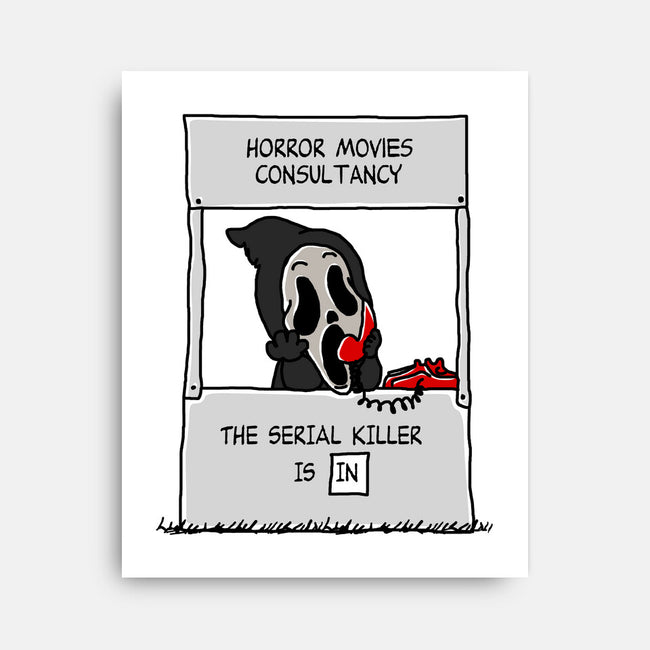 Horror Movies Consultancy-none stretched canvas-Melonseta